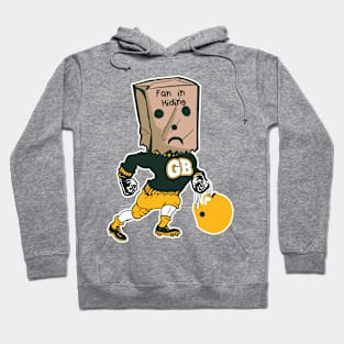 Green Bay Fan In Hiding Hoodie